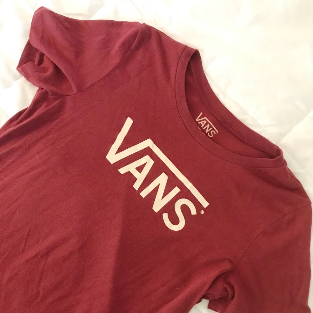 Red Vans t-shirt